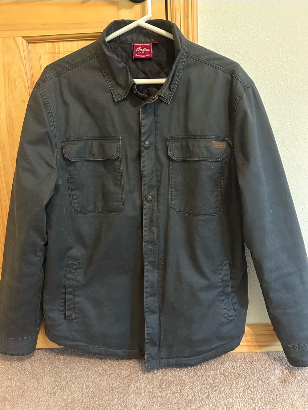 Men’s Indian motorcycle Black Field Jacket